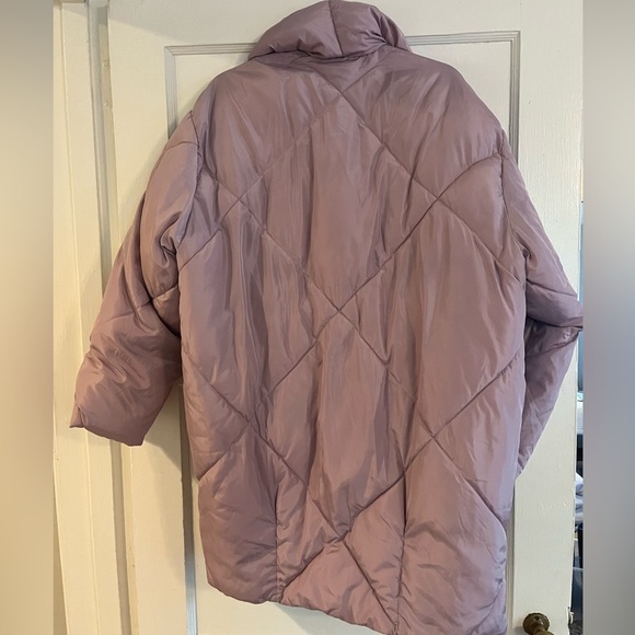 Free People Ella oversized puffer jacket in pastel purple - Picture 2 of 12